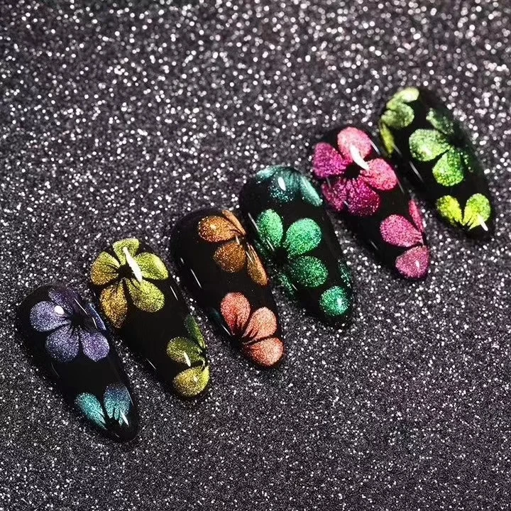 My Gel high quality 12 colors 15ml 9D wholesale galaxy UV cats eye gel polish Support free samples OEM/ODM