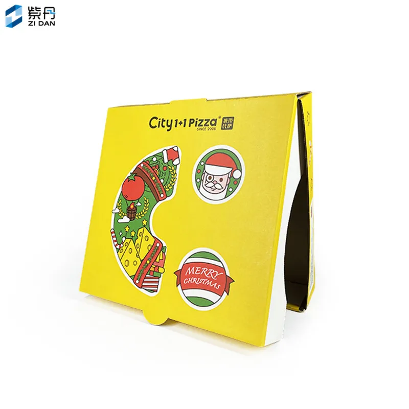 Zidan New Design Hexagonal 10 Inch Packaging Aluminum Foil Insulation Printing Pizza Box Price Hexagon Pizza Box