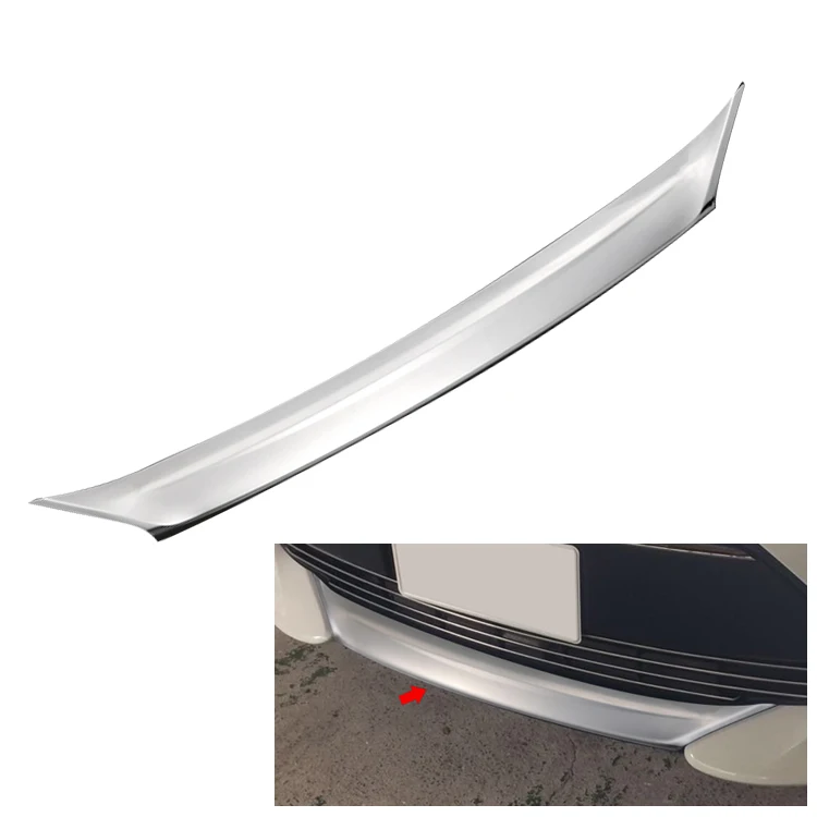 Auto Parts Car Exterior Accessories Front Bumper Chrome Trim For Toyota Aqua Nhp10 2017