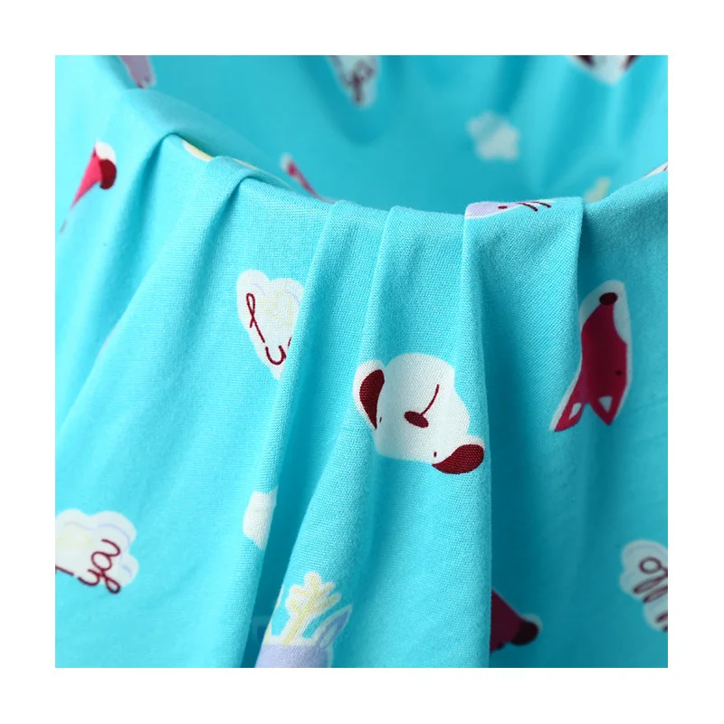 China gold supplier popular printed high quality 250 gsm dty double brushed poly stock lot fabric knitting