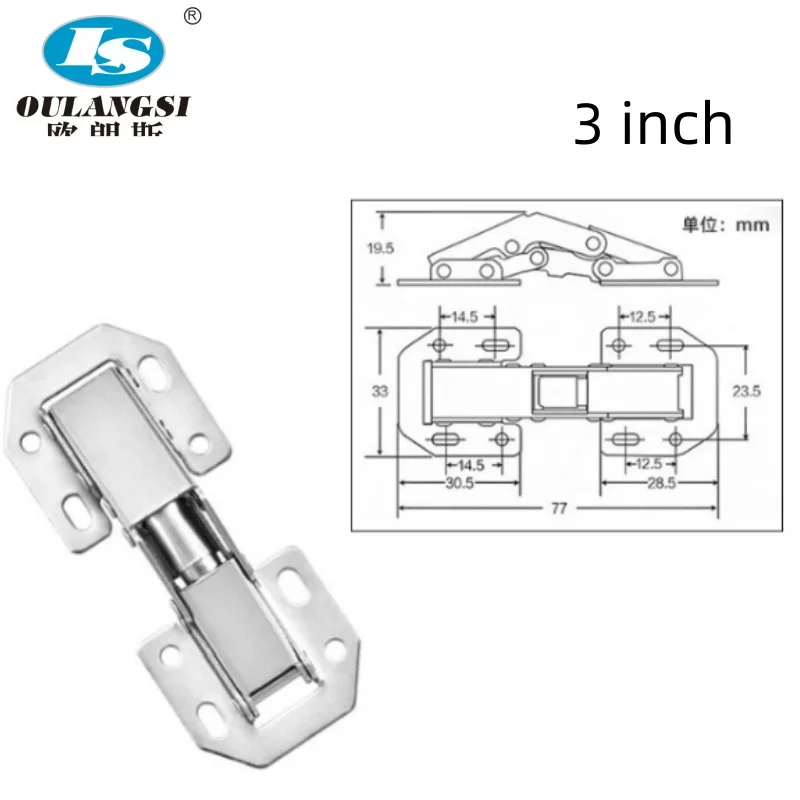 OLS-D008 Wholesale Personalized Furniture Stainless Steel Door and Window Hinges Hide Hydraulic Hinges Door hinges