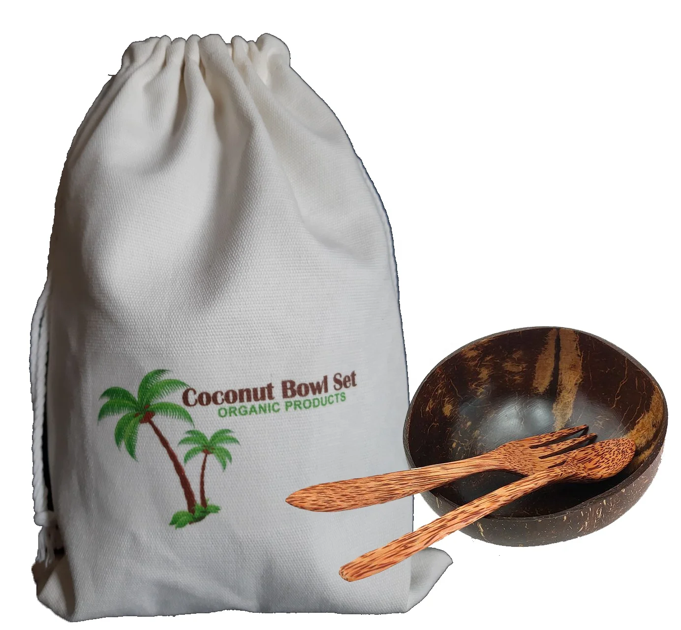 VINAWOCO Coconut Bowl And Spoon Set Coconut Shell Bowl Coconut Bowl VietNam