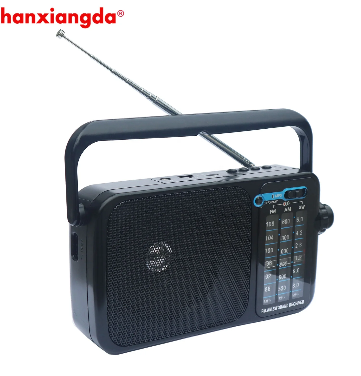 800mAH Rechargeable AM FM SW Radio portable radio digital