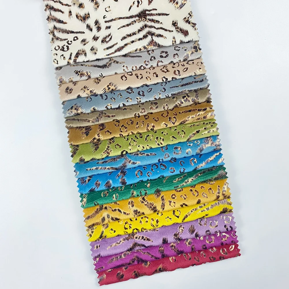 High quality wholesale polyester bronzing sofa fabric curtain home textile fabric