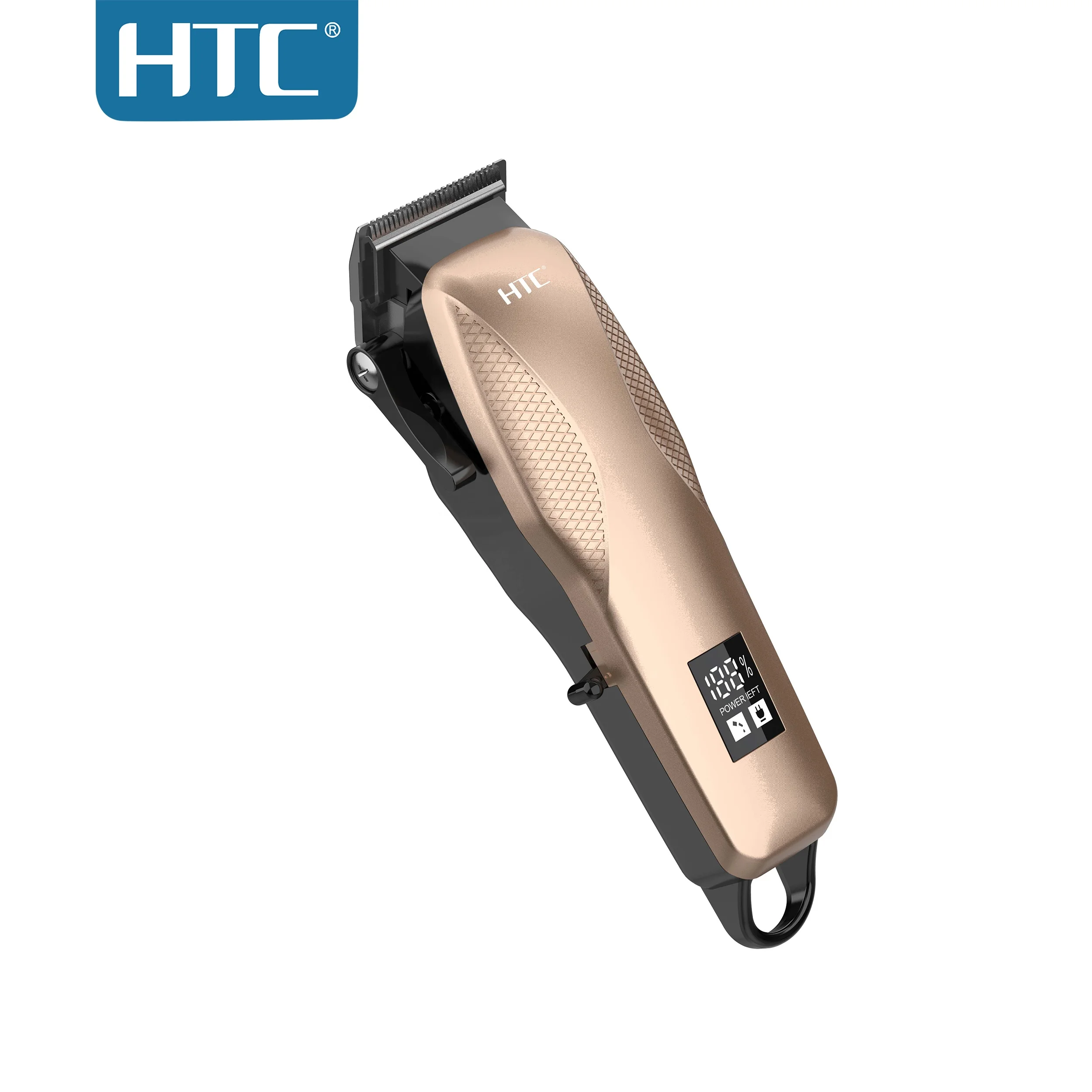 HTC AT-706 Type-C Charge Barber Clipper Cordless Man Hair Clipper Professional Electric Haircut Trimmer Machine