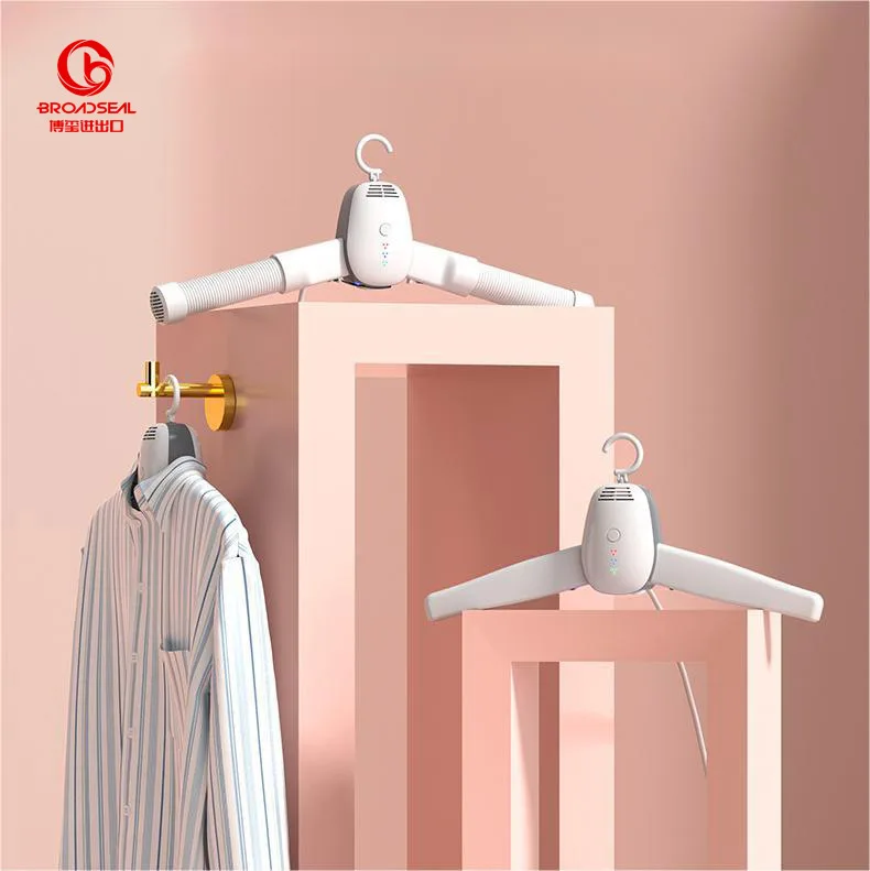 Clothes Dryer Rack Portable Electric Clothes Shirt Shoes Hanger Carton Box White ABS Electronic Clothes Lines