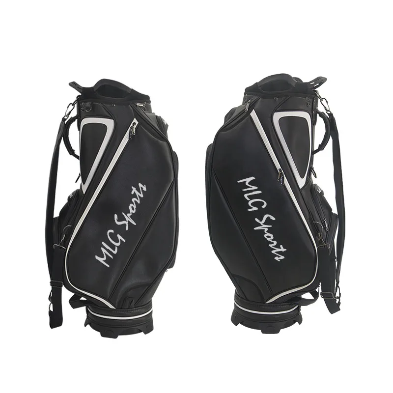  Customized Black and Red Pu Leather Tour Staff Golf