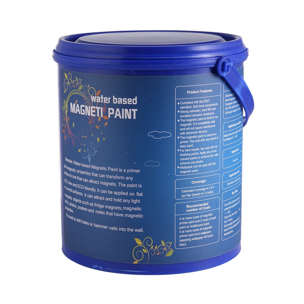 1L black magnetic paint of OEM