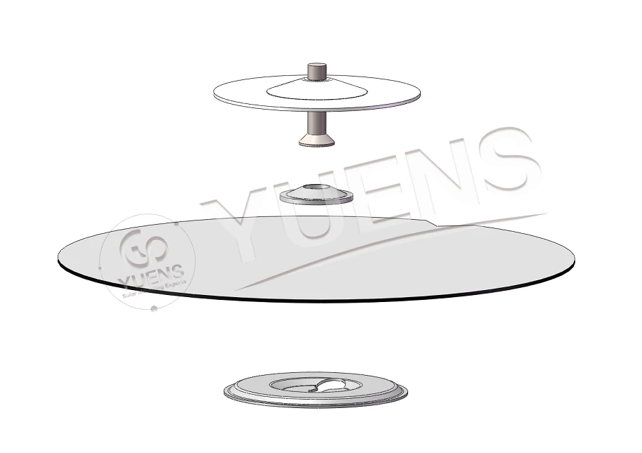 Yuens Easy Installation TPO PVC Waterproof Membrane Solar Panels Support Solar Flashing Kit Solution Solar Panel Program