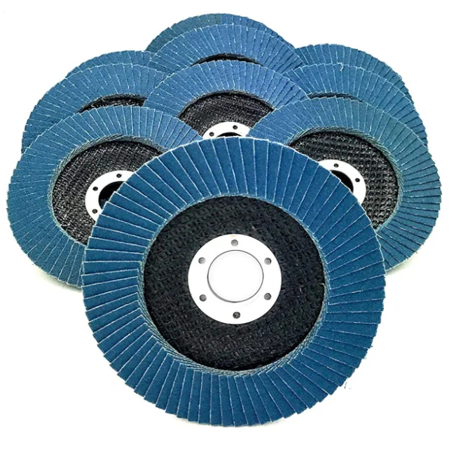 Angle grinder for 115mm  4-1/2 inch  calcined alumina polishing stainless steel and wood flap dsic