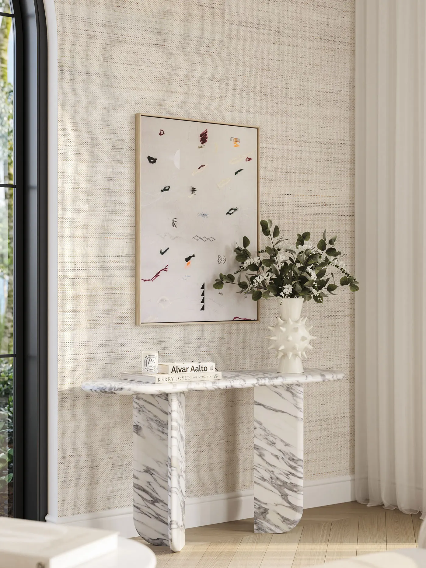 2023 MYWIND New Design Natural Material Grasscloth Ramie Fabric Wallpaper For Interior Wall Decoration