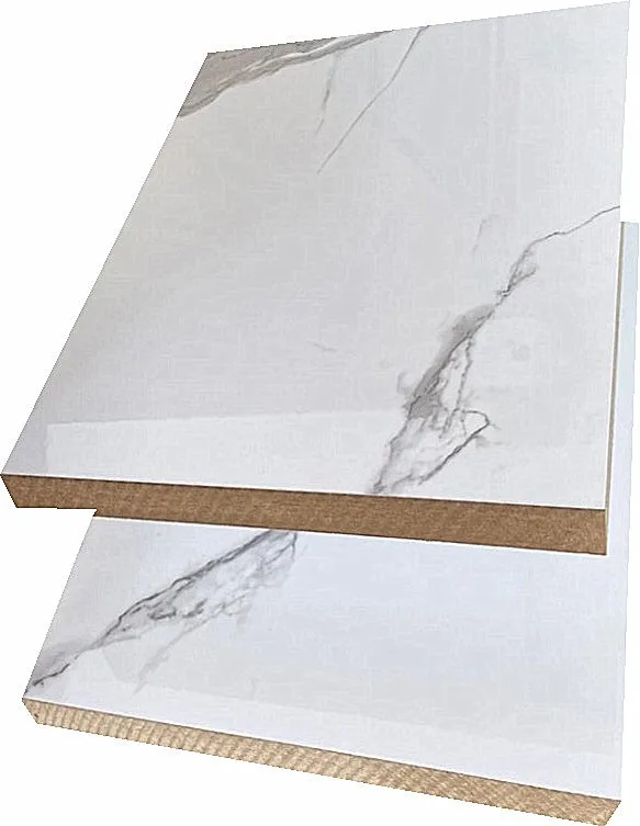 16mm 18mm High Gloss Marble Texture Uv Mdf Board