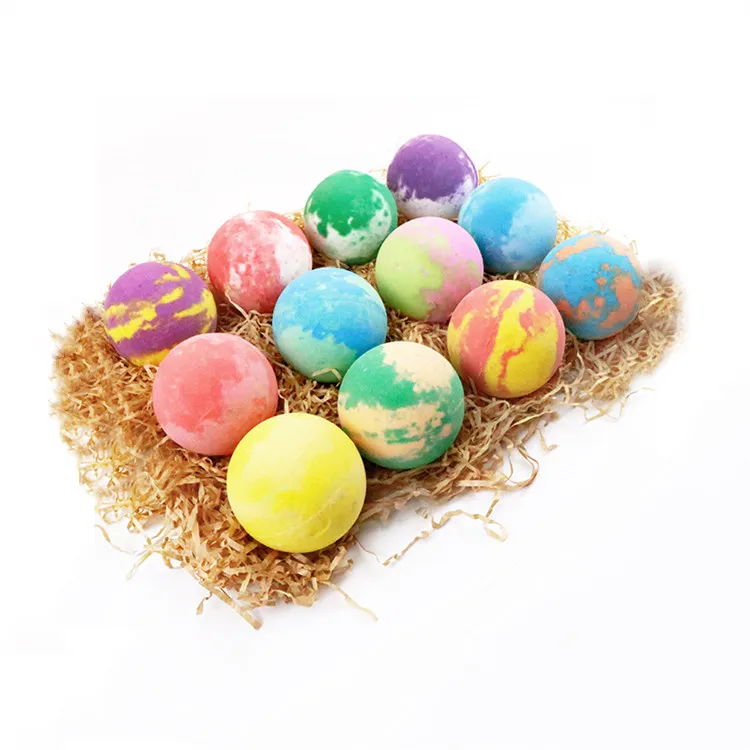 Organic Bath Ball Natural Ball Bath Mini Bath Spa Bomb Enriched with Essential Oils Hydrating Dry Skin