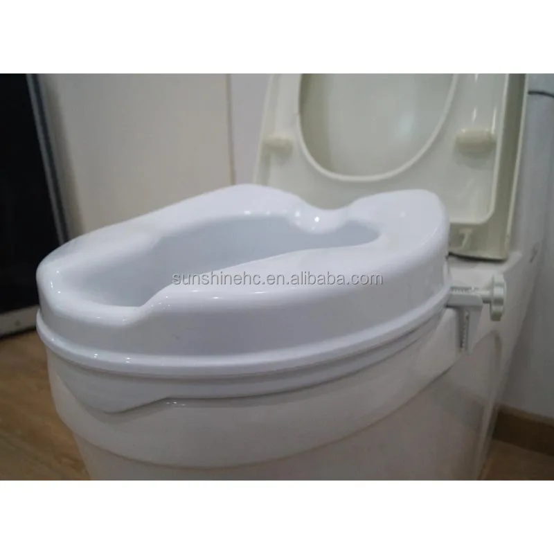 Plastic Toilet Seat Raiser without Lid for Elderly Disabled Bathroom Toilet Seat Riser and Handicap Toilet Seat BA350