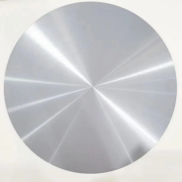 large size round shape poly silicon sputtering target ground surface
