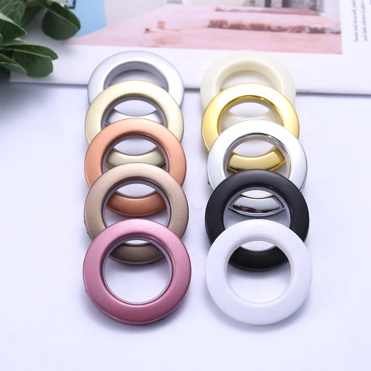 plastic curtain big eyelets grommets rings anti rust ...