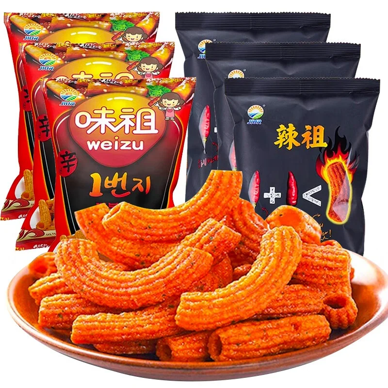 100g Korean Style Fried Rice Cakes Authentic Korean Style Spicy Fried Rice Cake Fried Food Exotic Snacks
