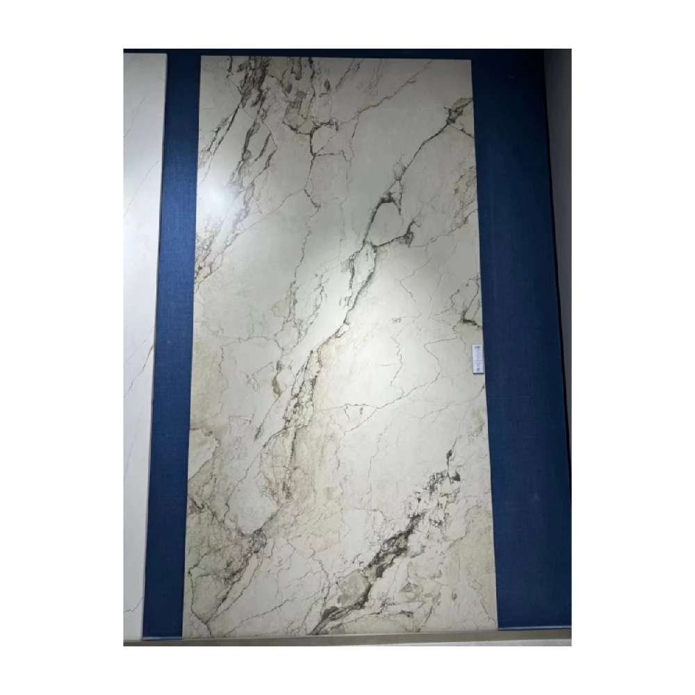 Foshan Marble look 12 mm sintered stone countertop slab floor tiles