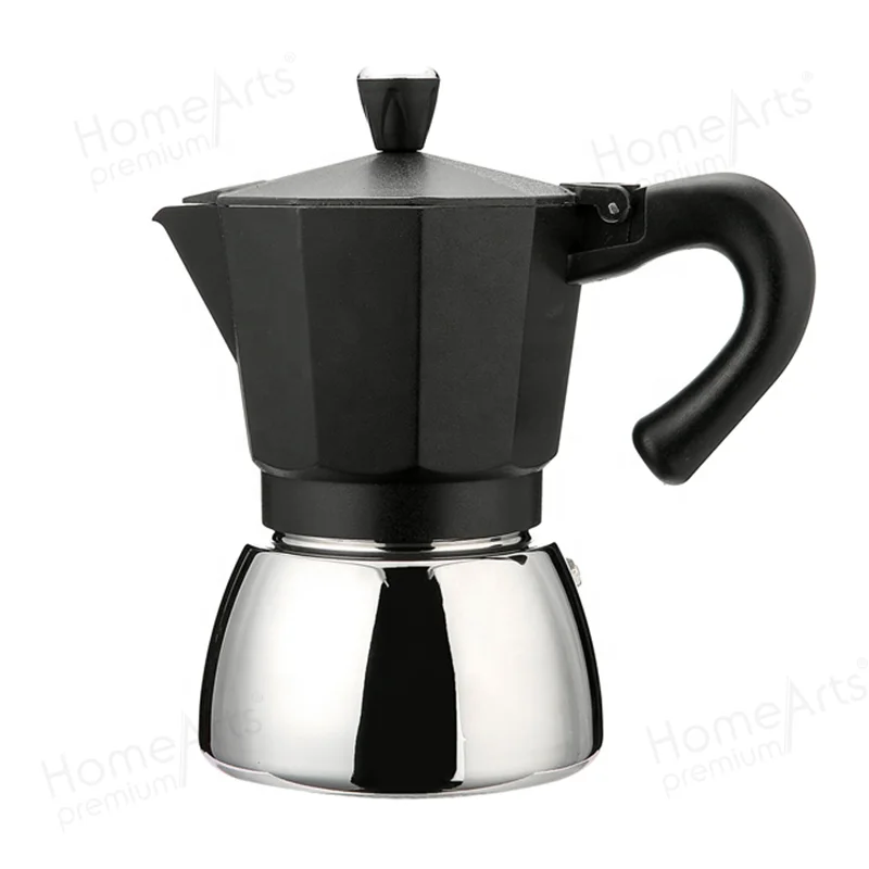 Italian Coffee Machine Maker Stainless Steel Espresso Moka Pot