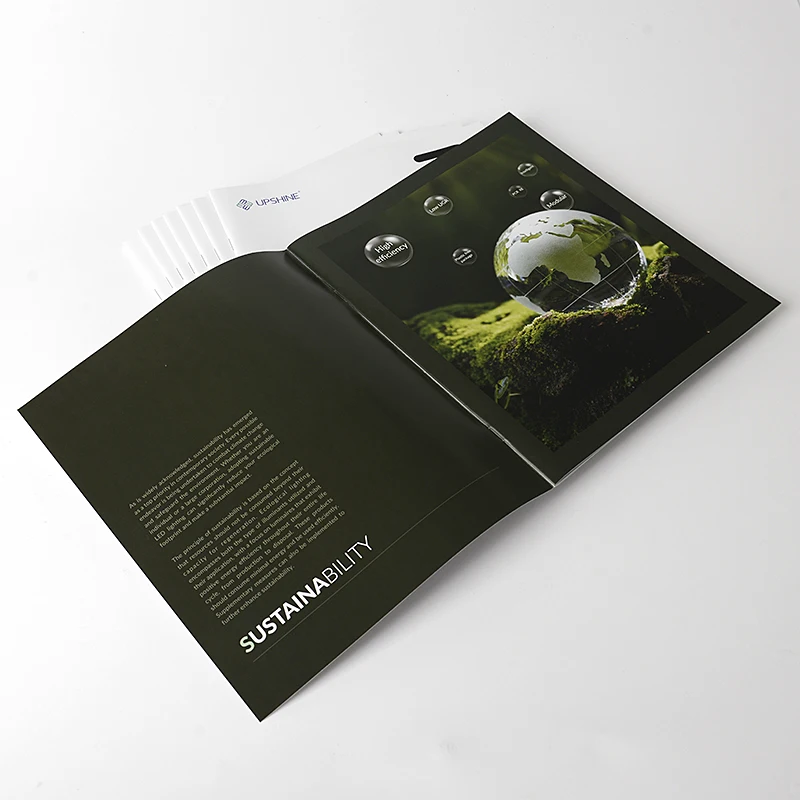 Customized Color Booklet Printing Service Advertising Brochure Printing