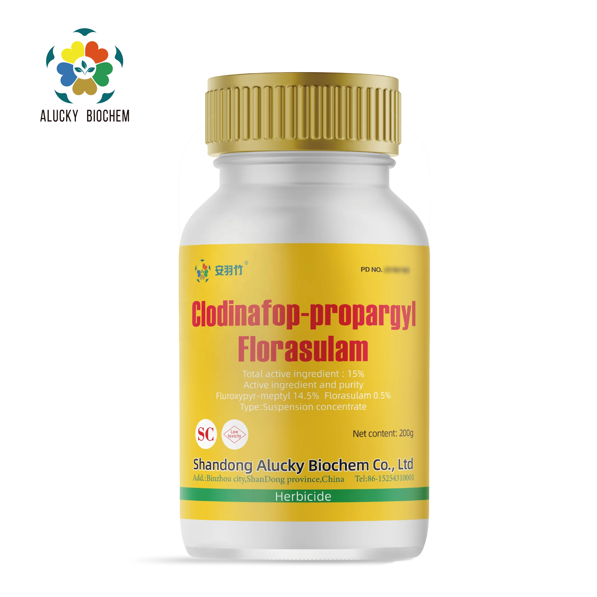 pesticide Pre-mixture Suspension concentrate sc Fluroxypyr-meptyl herbicide starane Fluroxypyr-meptyl 14.5% Florasulam 0.5% SC