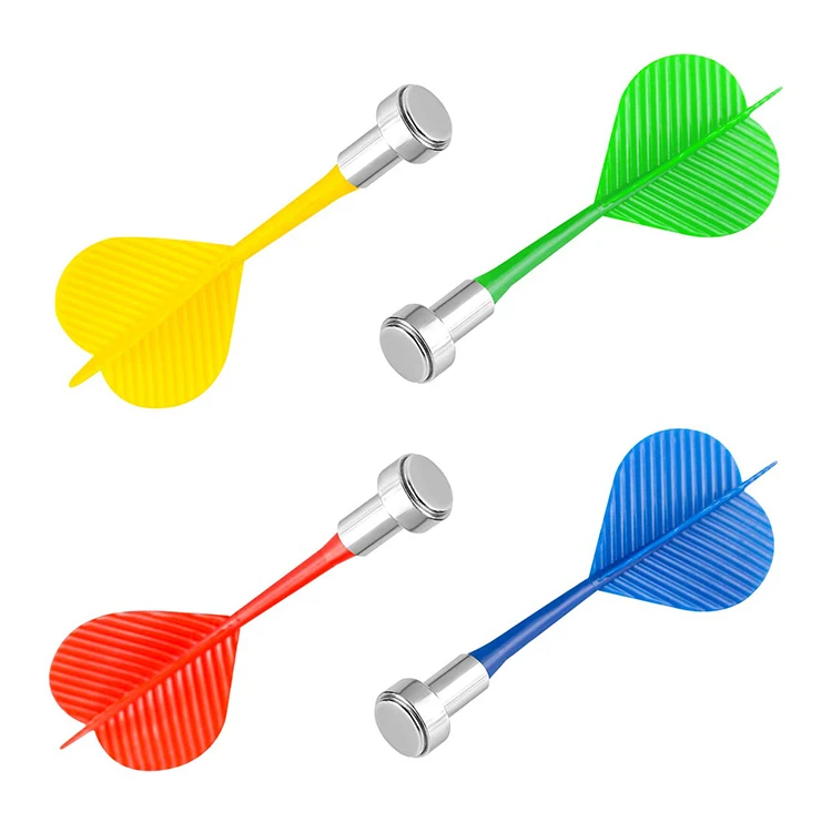 Large Head Electroplating Bright 85mm Six Colors 6.7g Children Safe Super Magnetic Dart