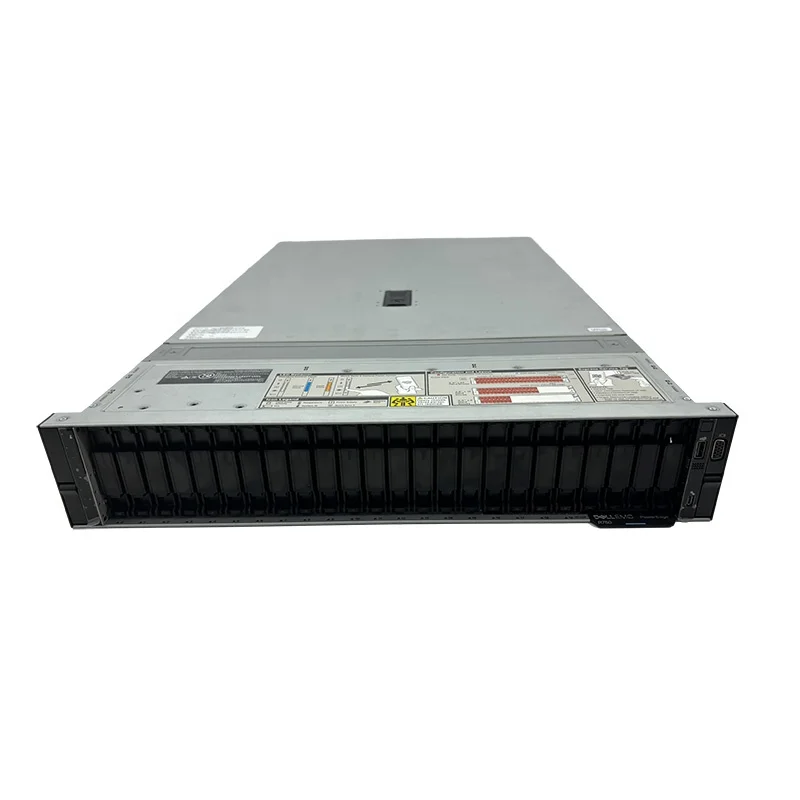 dell r750 server 16x2.5+8NVME H755N 6.4TB NVME SSD 2x1400w Power Supply 2U Rack Server
