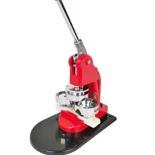 YH Customized 25mm 37mm design DIY manual Button Pin Badge Making Machine For School Rope Tile Keychain