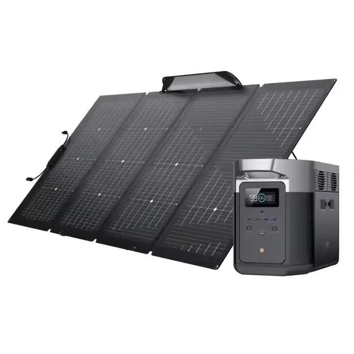Солнечный генератор ECOFLOW DELTA Max2000 220 Вт Солнечная портативная электростанция с панелями