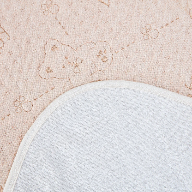 MU Quilting Cotton/Bamboo Water Absorbent Baby Play Mat Waterproof Bed Urine Mat For Kids