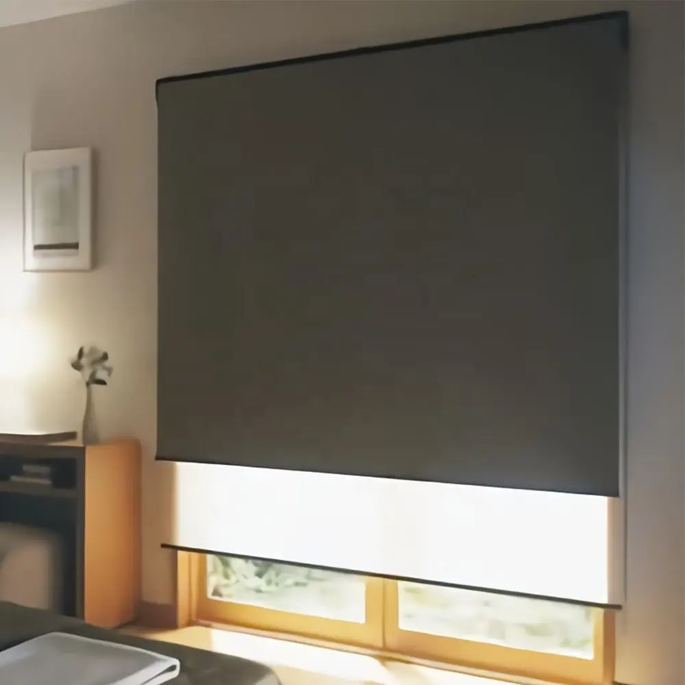 Best Quality Ready Made Roller Shade Best Price New Design Roller Blind Semi Blackout Manual Roller Blinds Hotel Dual Shades