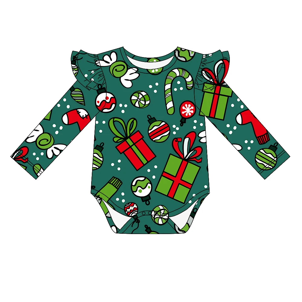 Customize designer style newborn festival baby summer rompers kids clothes