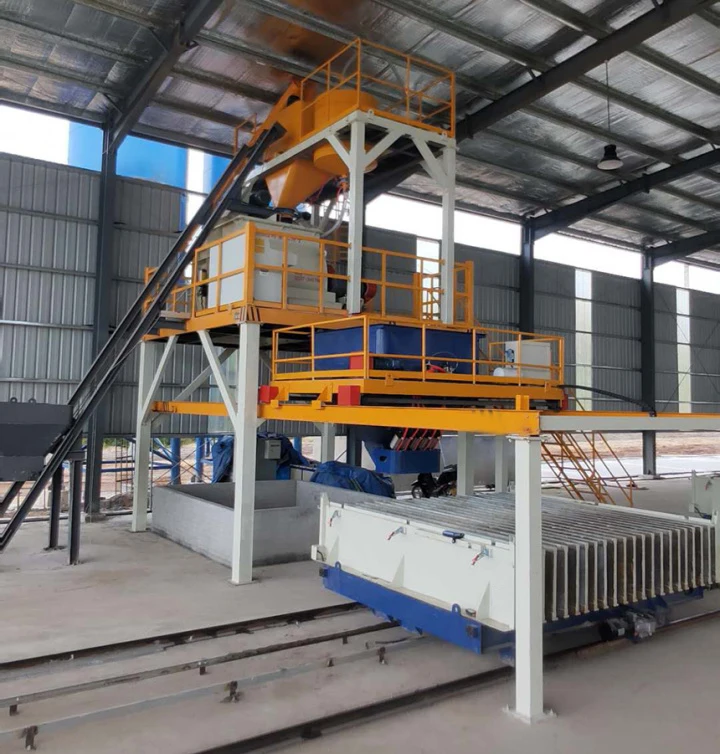 Prefab Concrete Floor Concrete Slab Hollow Core Slab Forming Making Machine