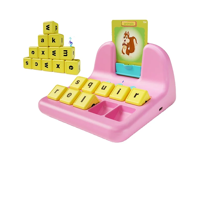 Stacking Blocks Toy Kids Building Block Plus Matching Puzzle Card Ideal Early Learning Set Educational Toy Gift for Kids