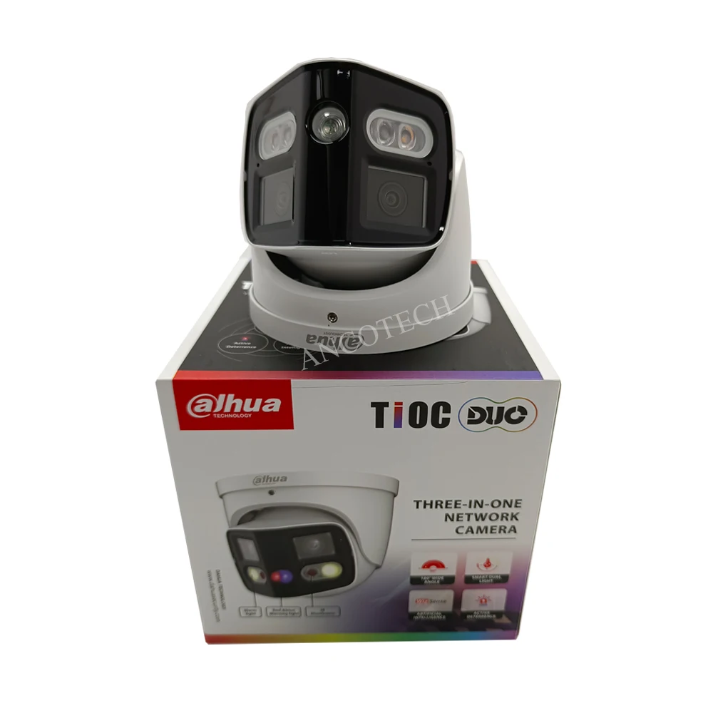 NEW Dahua TiOC Series IPC-PDW3849-A180-AS-PV 2x4MP TiOC Duo Splicing Fixed-focal Eyeball WizSense Network Camera