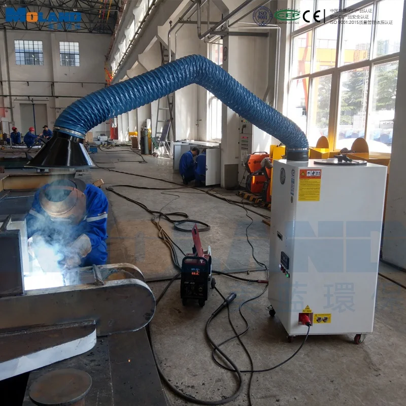 Approved CE Portable Industrial Welding Fume Extractor Air Extractor
