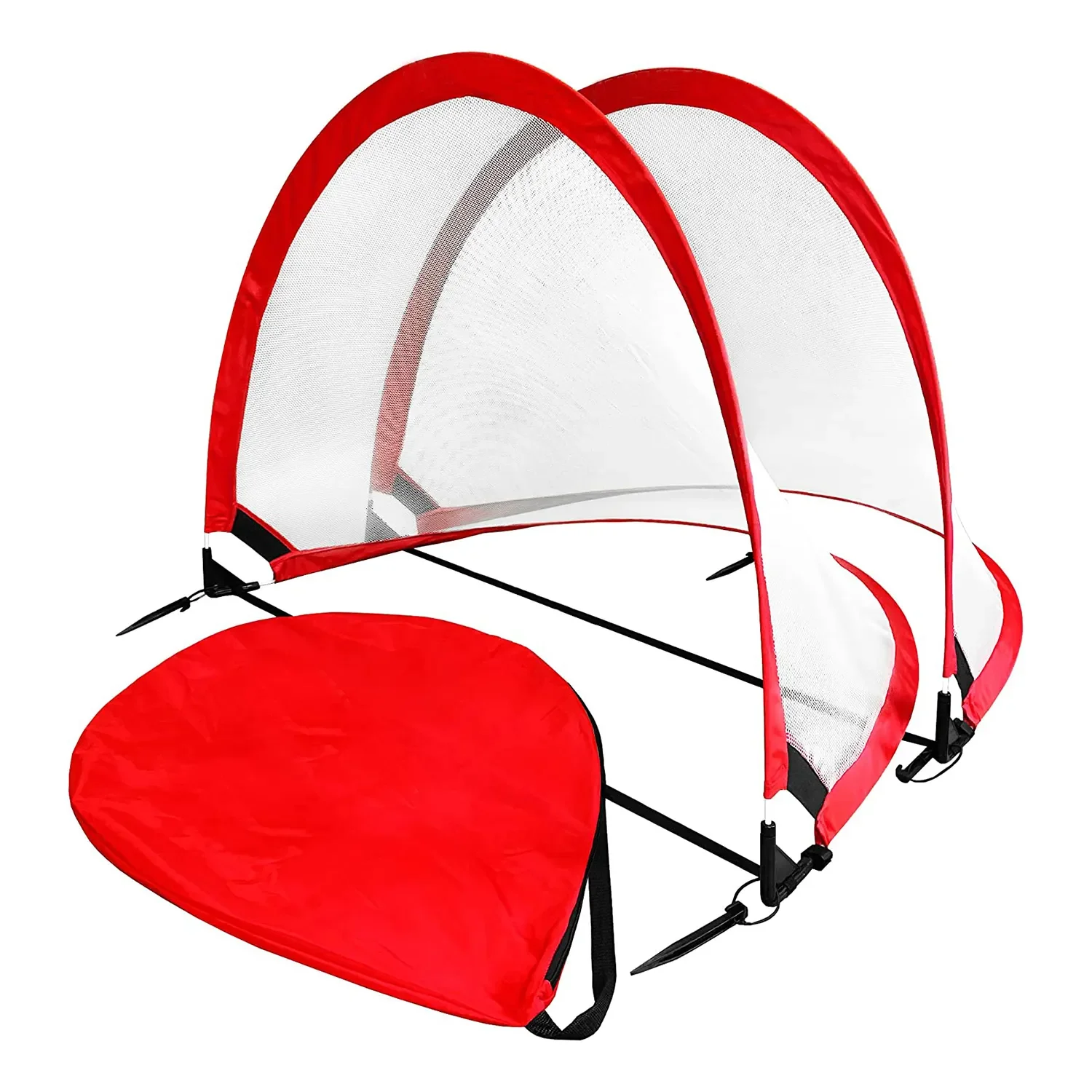 Pop up Football Goal Practice Training Net Portable Soccer Goal Foldable Soccer Goal