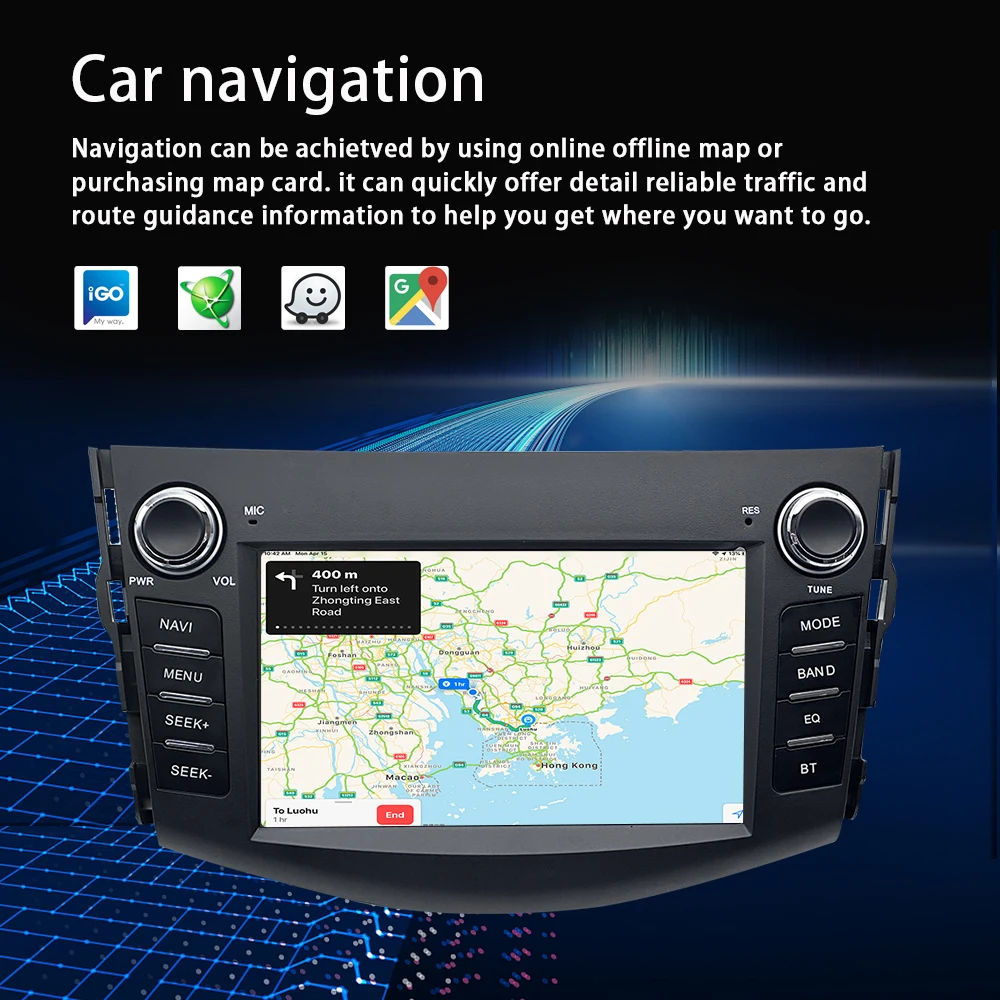 LELV Android 13 2+32g 4+64g Car Radio Multimedia Video Player Navigation Gps Wifi For Toyota Rav4