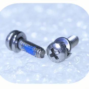 
M6 x 8mm Steel Nickel Plating Cross Recessed Flat Head Screw Hex Head SEMS Screw 