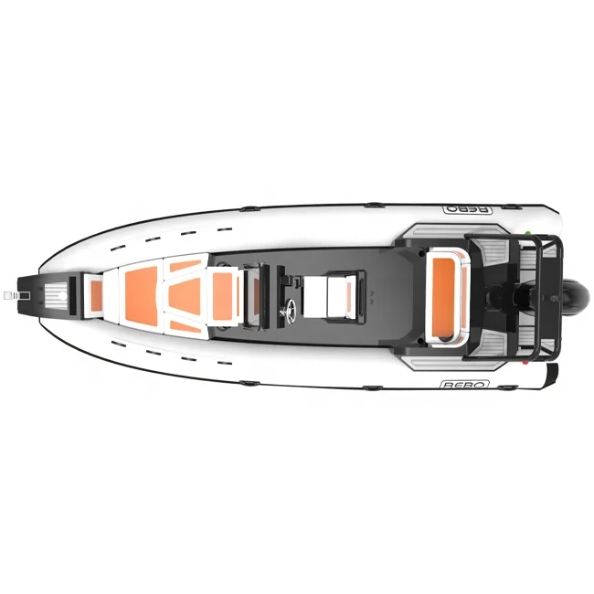 700cm  23ft Aluminum RIB Double Hull Orca/Hypalon/PVC Inflatable Boats for Sale