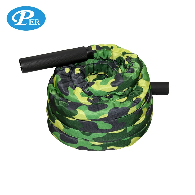 Обновленные прочные тросы для тренировок с камуфляжным рукавом боевой трос Камуфляжный цвет боевой трос с тканевым рукавом