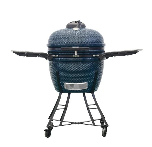 MCD Kamado Outdoor Lifestyle 24 Ceramic Charcoal BBQ Grill Fish Smoker  wh
