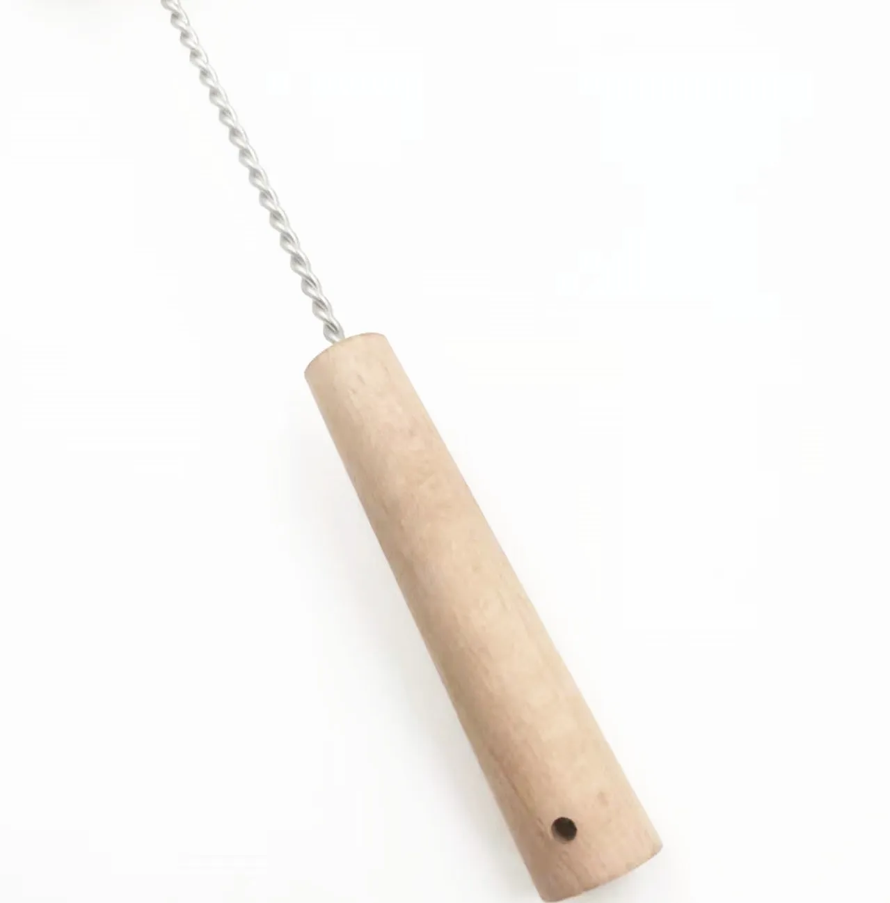 customized natural bamboo wooden bottle brush with tampico brush kitchen brush