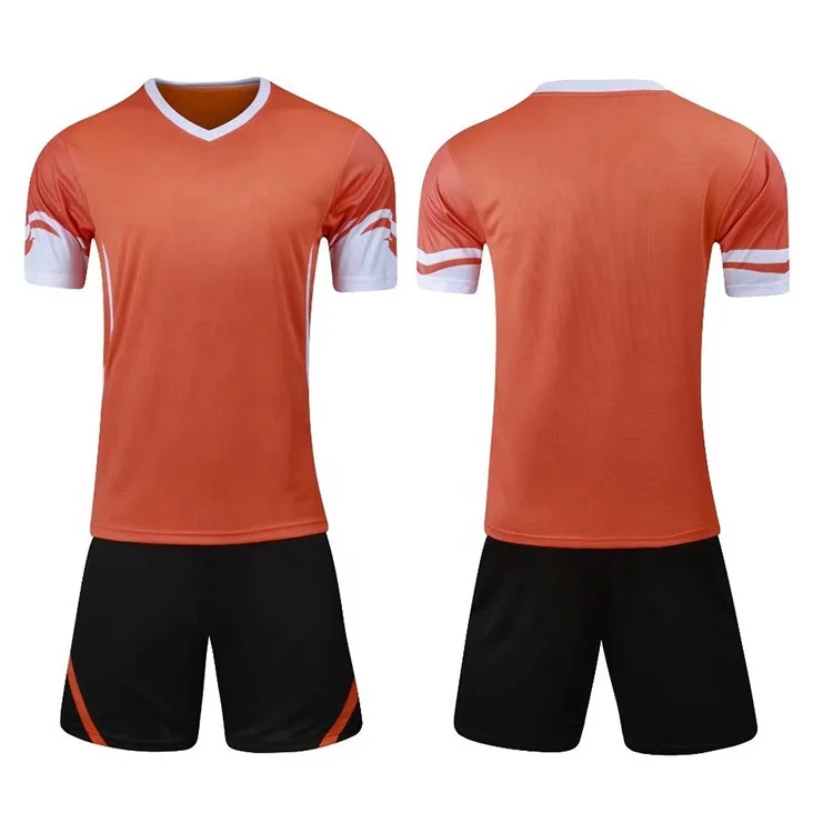 New Design Sublimate Soccer Uniform Set Blank Sport Shirt Custom Breathable Football Jersey Soccer Tracksuit