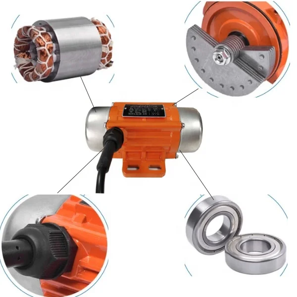 High strength miniature vibration motor for screening impurities