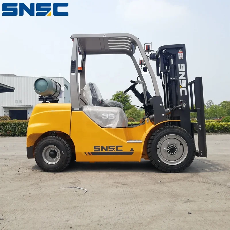 3.5 Ton Gas Gasoline Forklift FL35 Lpg Forklift 3.5ton with Nissan K25 Engine