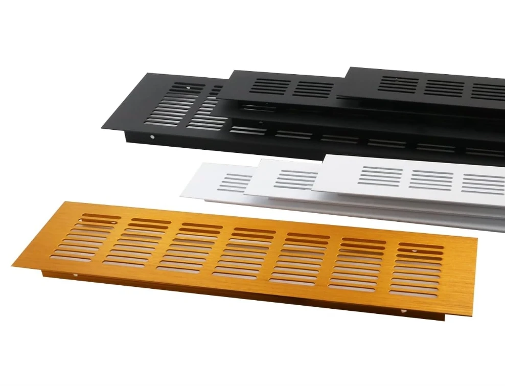 Cheap Price Air Vent Aluminum Alloy Square Ventilation Grille Cover Rectangle Air Grille for Walls and Ceilings HVAC Cabinets