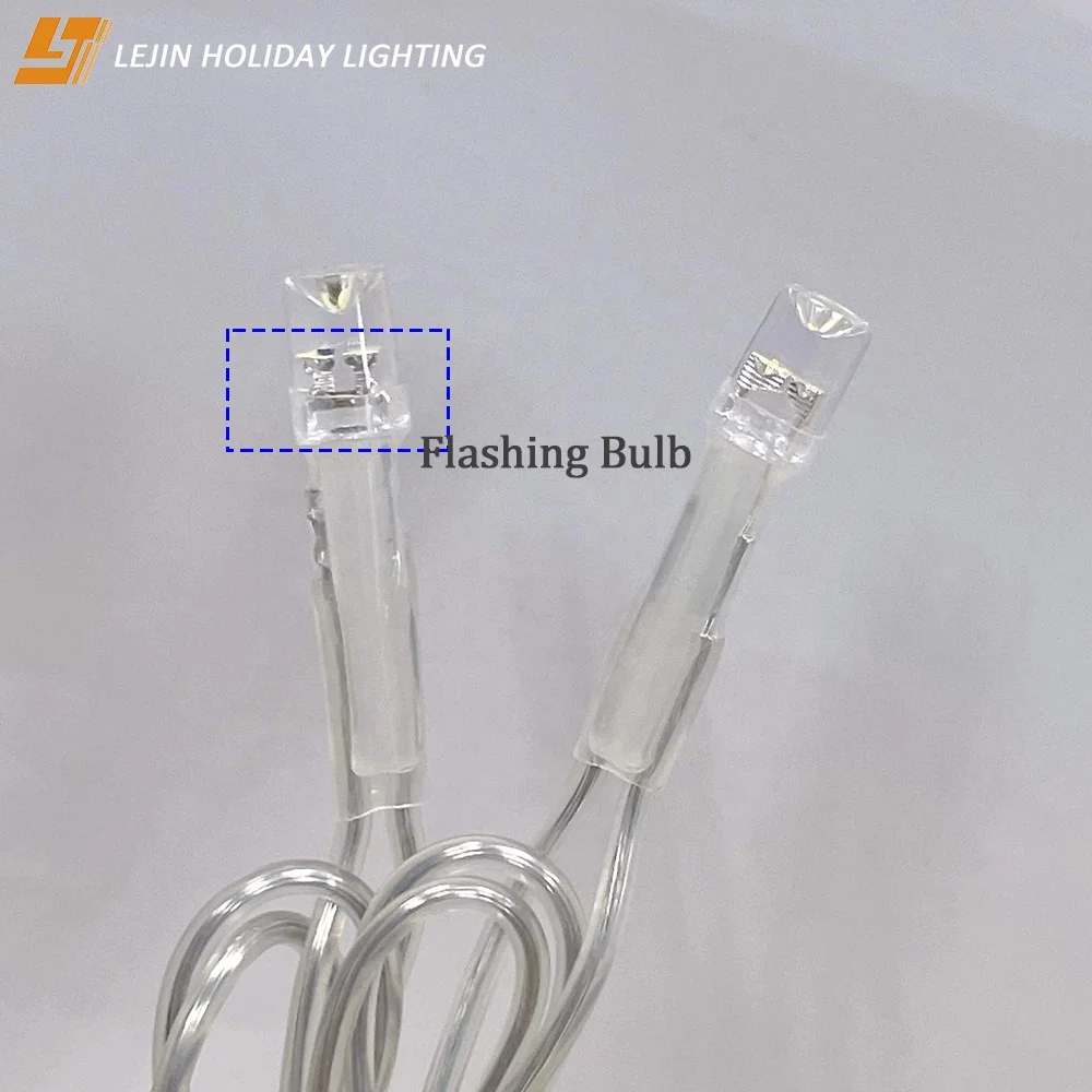 leds two colors twinkle outdoor Christmas lights string for street tree decoration Christmas decorations