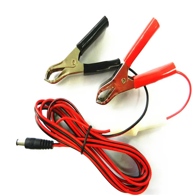 18AWG 12 вольт расширение батарея Dc задняя 10a плавленого Мужской панель силовой кабель с предохранителем зажимы авто разъем