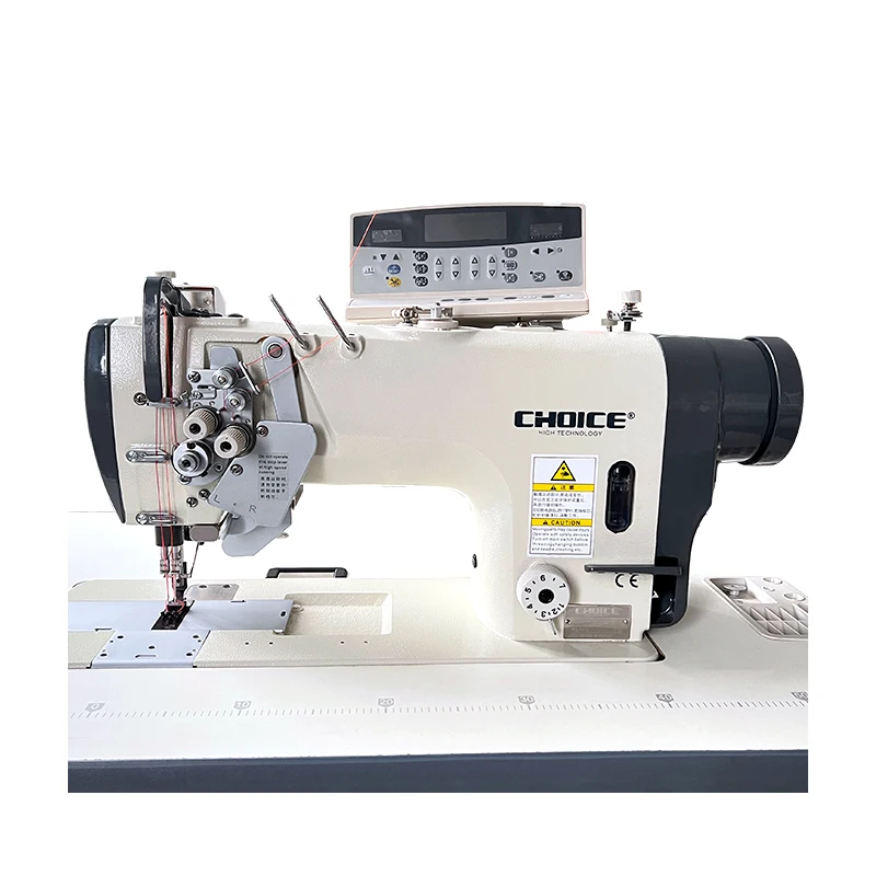 Golden Choice Gc8750-D4 Computerized 2-Needle Big Hook Split Bar Auto Trimmer and Auto Foot Lifter  Lockstitch Sewing Machine